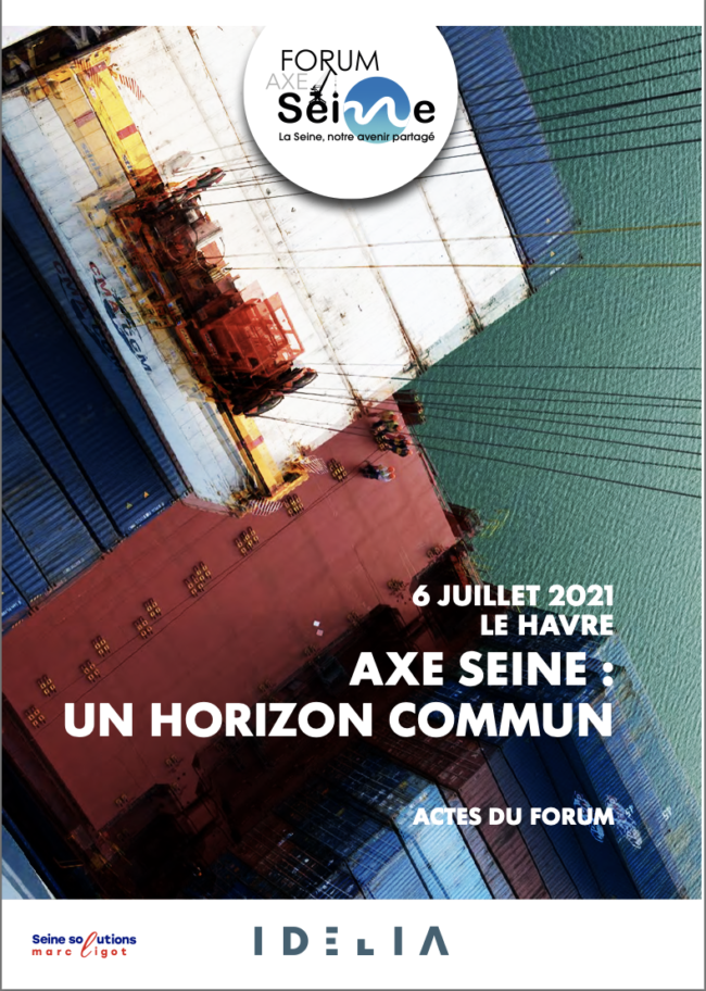 La couverture des actes du Forum Axe Seine