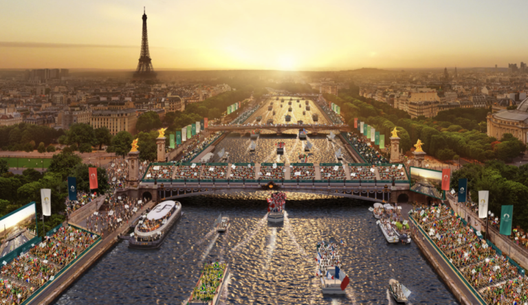 Paris 2024 Visuel de la cérémonie d'ouverture de Paris 2024 sur la Seine
