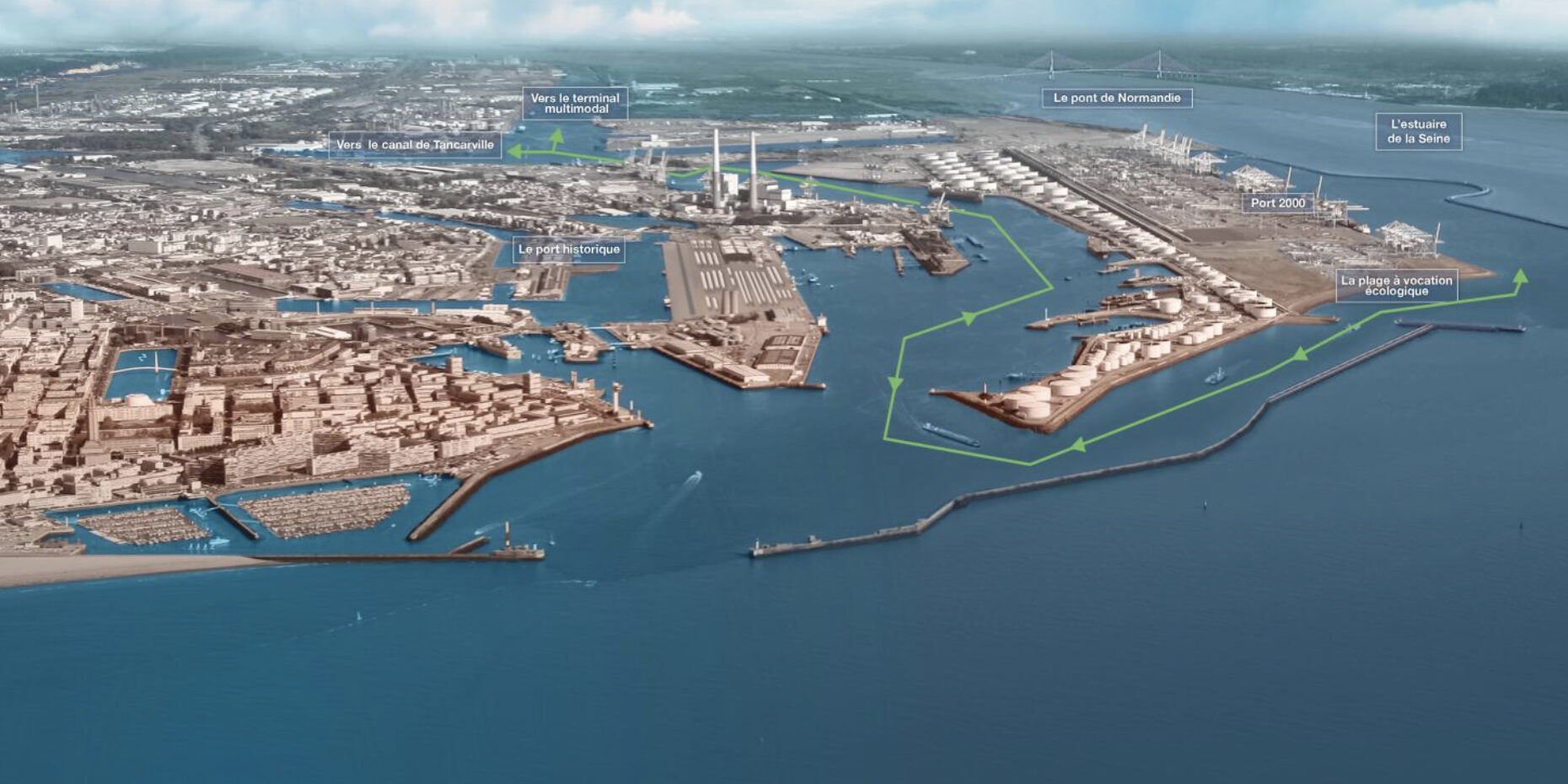 Le projet de chatière du Port du Havre présenté par Haropa Port